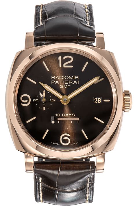 panerai radiomir rose gold 47mm|panerai gold watch.